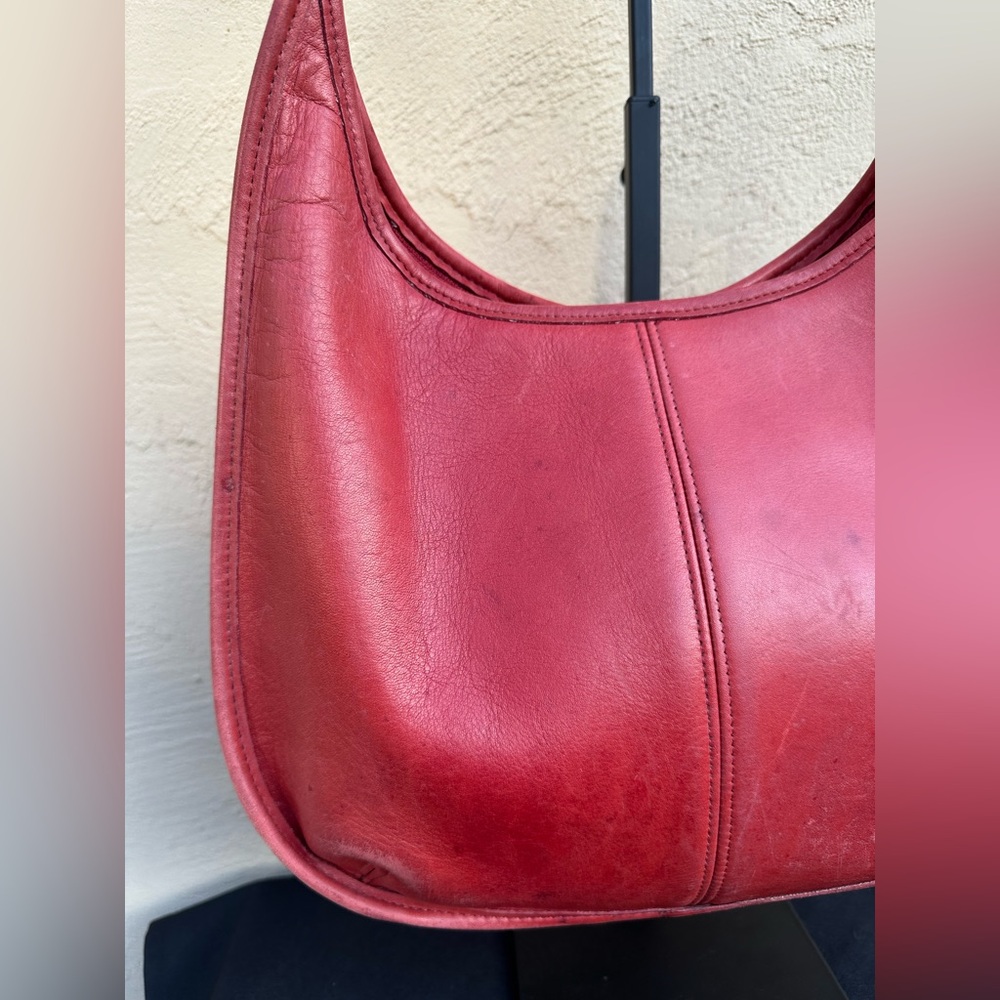 🎈Vintage Coach Red  Ergo Zip 9025 🎈 - Picture 3 of 13